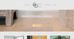 Desktop Screenshot of bautenschutz-johannes.de