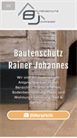 Mobile Screenshot of bautenschutz-johannes.de